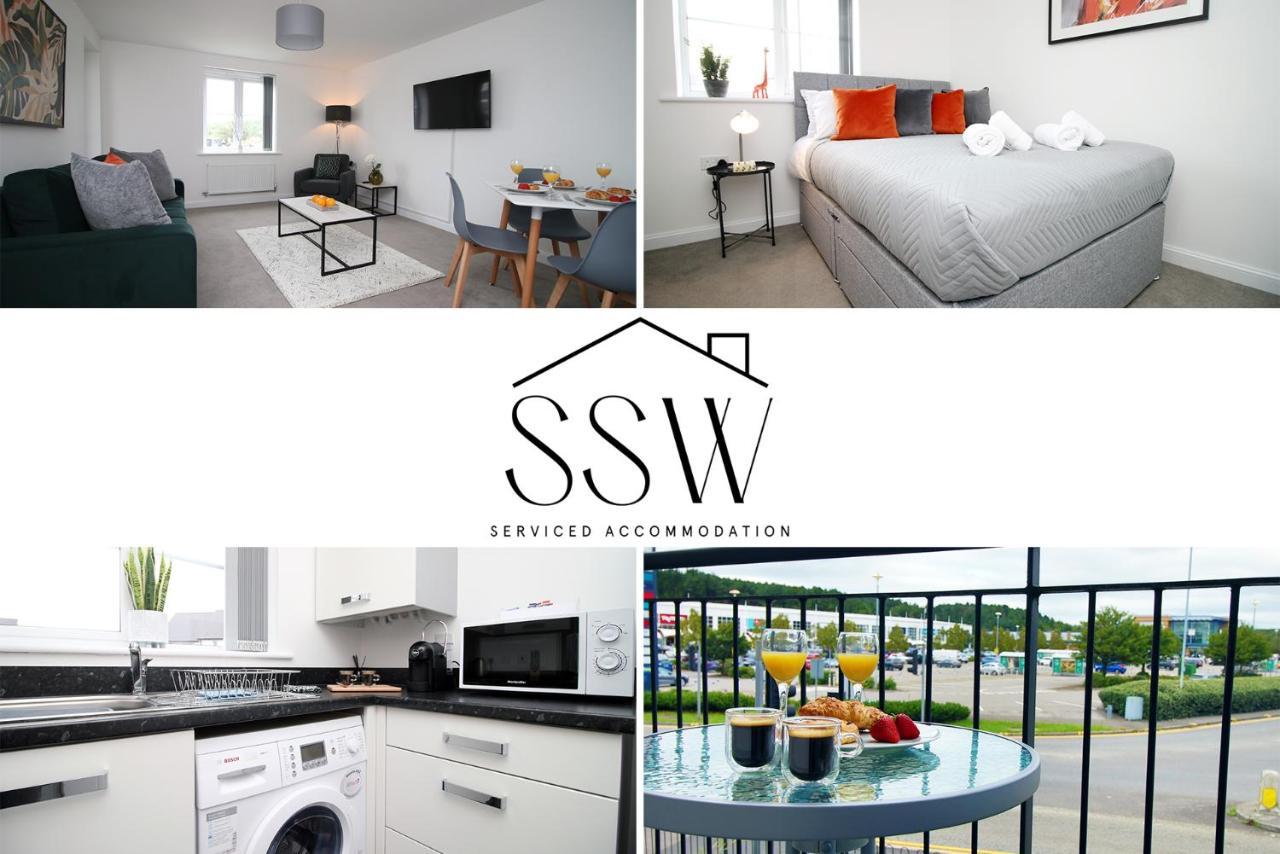 No 43 Stadium Views By Ssw - 2Br, Parking, Sleeps 4, 3Min Walk To Stadium, 10Min Drive To City Centre, Marina And Close To M4 Morriston Dış mekan fotoğraf
